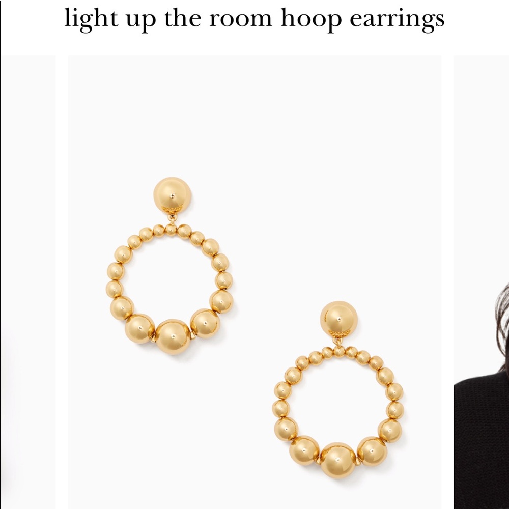 NWT Kate Spade Gold Light Up the Room Earrings 199 - Picture 5 of 5